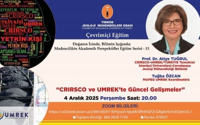 “CRIRSCO ve UMREK’te Güncel Gelişmeler” Sunumu