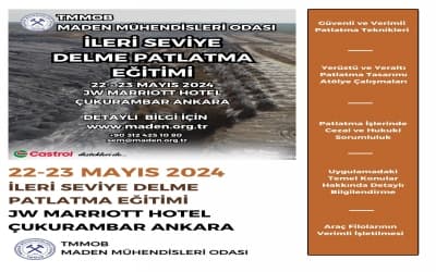 İLERİ SEVİYE DELME PATLATMA EĞİTİMİ