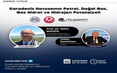 Karadeniz Havzasının Petrol, Doğal Gaz, Gaz Hidrat ve Hidrojen Potansiyeli Sunumu