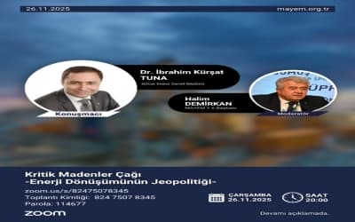 "Kritik Madenler Çağı -Enerji Dönüşümünün Jeopolitiği" Sunumu