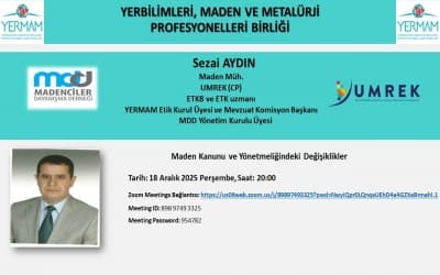 "Maden Kanunu ve Yönetmeliğindeki Değişiklikler" Paneli