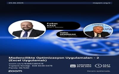 “Madencilikte Excel İle Optimizasyon Uygulamaları-2” Sunumu