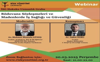 “Rödovans Sözleşmeleri ve Madenlerde İş Sağlığı ve Güvenliği” Webinarı