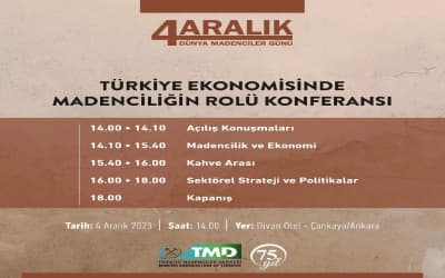Türkiye Ekonomisinde Madenciliğin Rolü Konferansı
