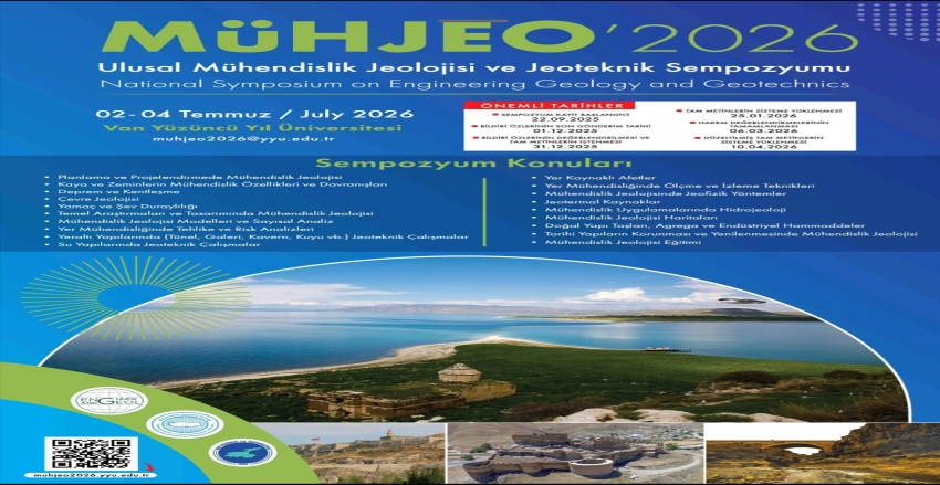 Ulusal Mühendislik Jeolojisi ve Jeoteknik Sempozyumu | MÜHJEO